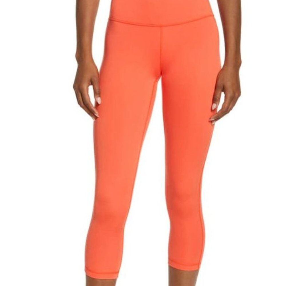 NWOT Zella Studio Lite Crop Leggings in Red Firelight, Size XXS to L